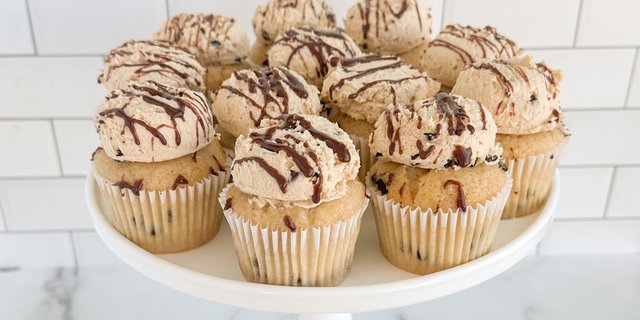 Cookie Dough Cupcakes