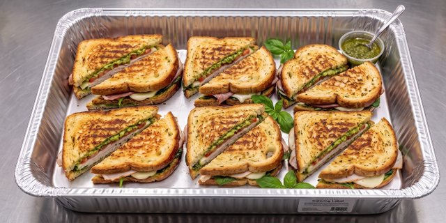 Turkey Guacamole Panini