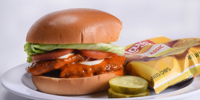 Angelo's Buff Chicken Sandwich