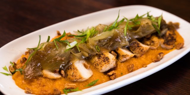 Grilled Chicken w/ Yams