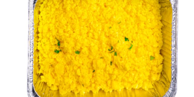 Half Pan of Scrambled Eggs