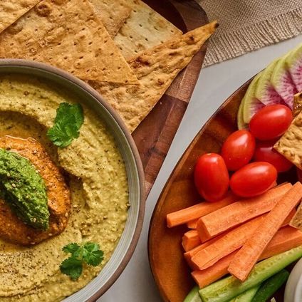Mediterranean Hummus Platter