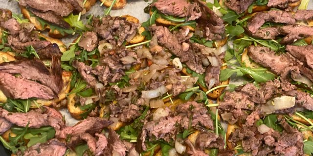 Chimichurri Steak Crostini