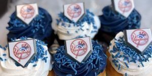 NY Yankees Cupcakes