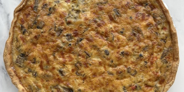 Mushroom Quiche