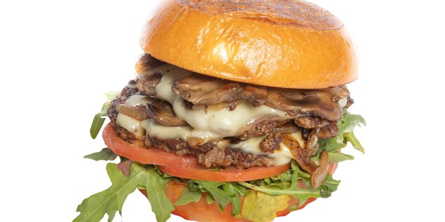 Mushroom Swiss Burger