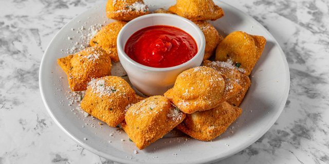 Toasted Cheese Ravioli
