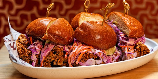 Fried Chicken Sandwich Platter