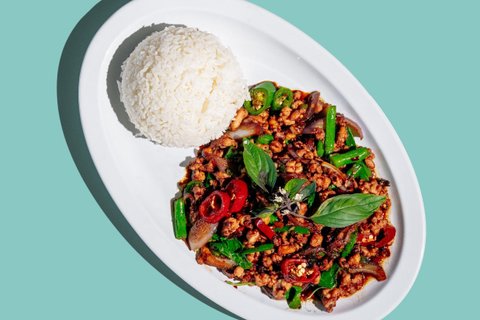 Pad Kra Pow Tray