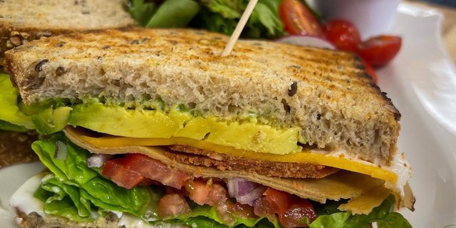 Gluten-Free Rainbow Sandwich