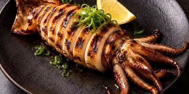 Grill Squid