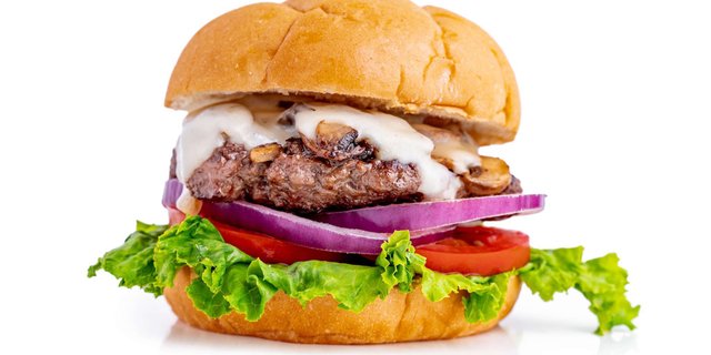 Mushroom Swiss Burger