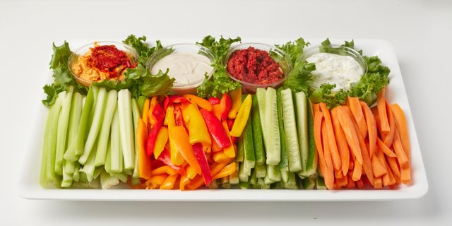 Vegetable and Spreads Platter