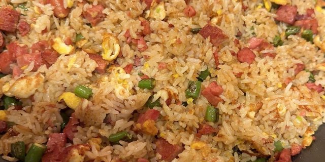 Chinese Bacon & Sausage Fried Rice