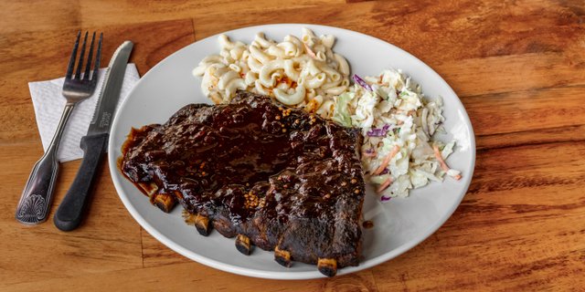BBQ Pork Rib Plate