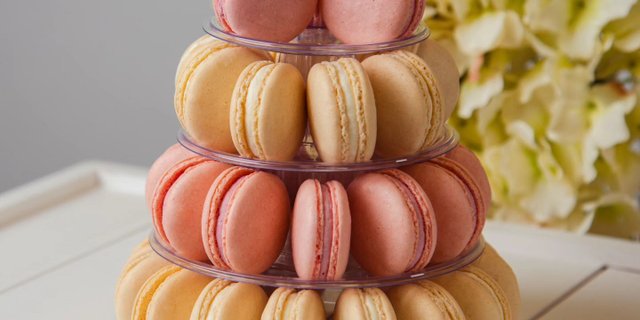4-Tier Macaron Tower w/ Case