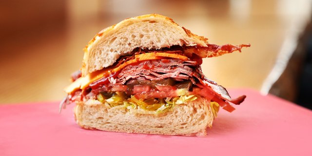 BBQ Bacon Burglar Sandwich