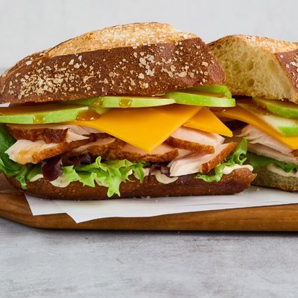 Pretzel Turkey Sandwich Lunch Box w/ Salad & Chips