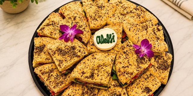 Grilled Vegetable Focaccia Platters