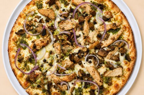 Pesto Chicken Pizza