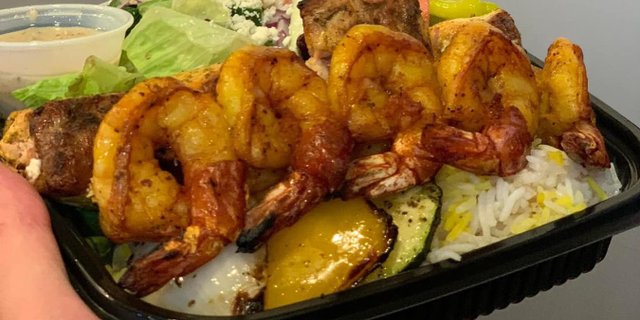 Shrimp Kabob Boxed Lunch