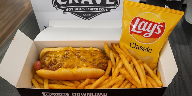 Hot Dog Boxed Lunch