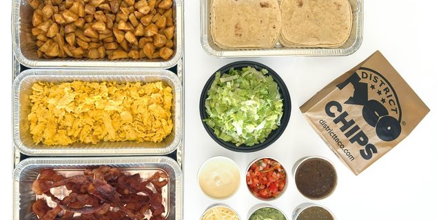 Breakfast Fiesta Taco Bar