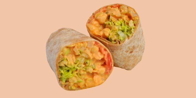 Buffalo Ranch Chickpea Wrap