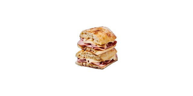 Ham & Swiss Baguette Panini