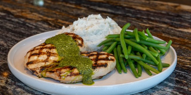 Grilled Pesto Chicken