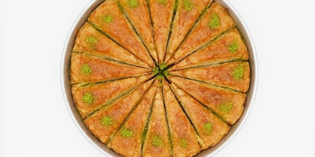 Carrot Slice Pistachio Baklava Tray