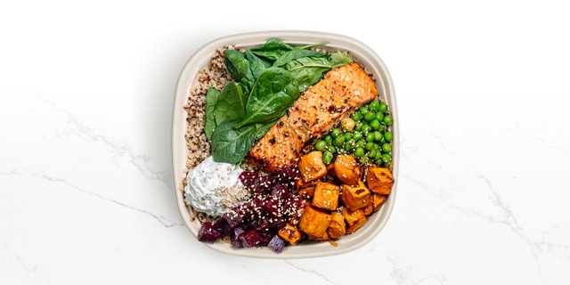 Glazed Salmon Bowl