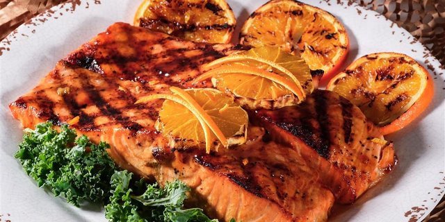 Orange Glazed Salmon