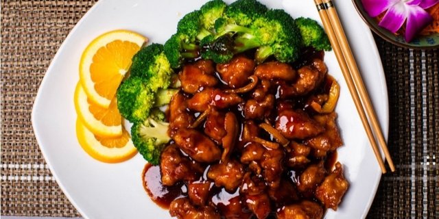 Orange Chicken W/ Rice Boxed Lunch