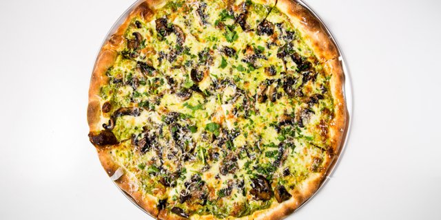 Poblano Mushroom Pizza