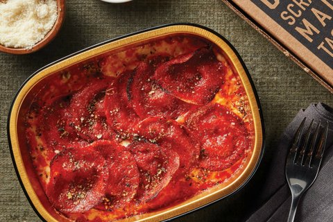 Crustless Pepperoni Pizza