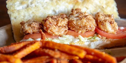 Shrimp Po'Boy Sandwich