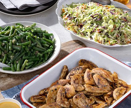 Grilled Chicken Tenders Buffet w/ Three Sides
