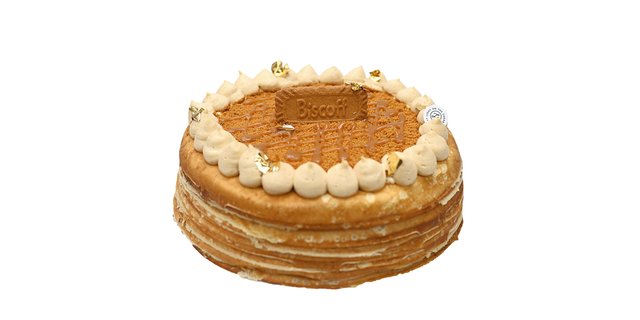 Biscoff Caramel Crepe Cake