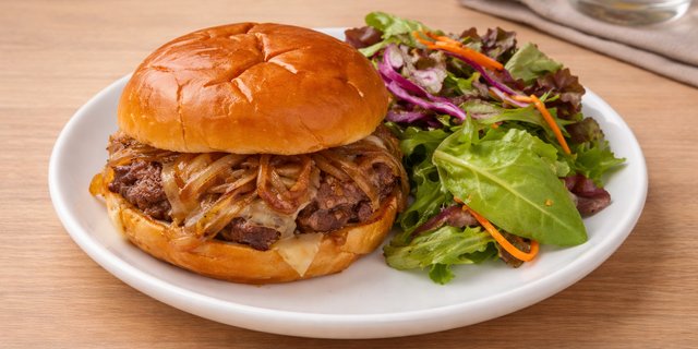 French Onion Burger