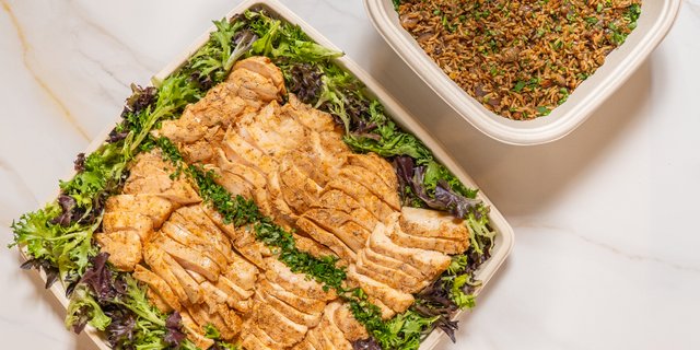 Aromatic Lentil Rice & Chicken Entree