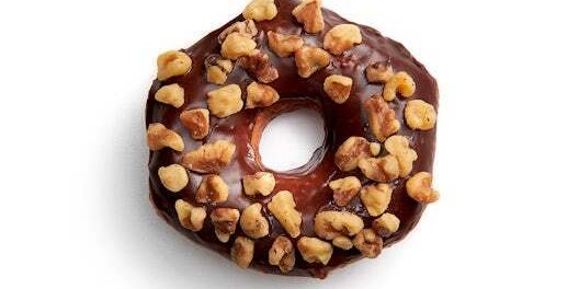 Chocolate Iced w/ Walnuts Donut