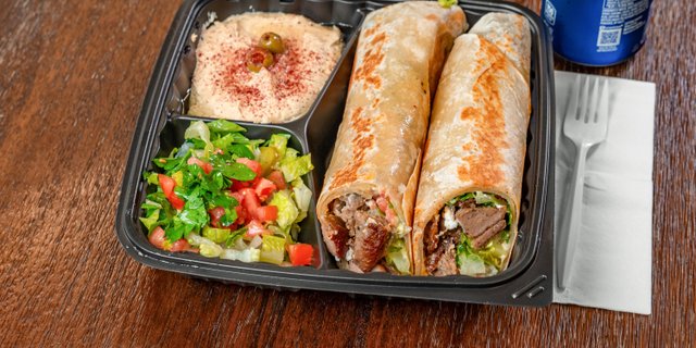 Lamb Gyro Wrap Plate