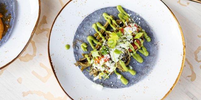 Grilled Nopales Taco