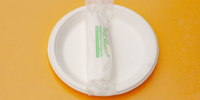 Set of 10 Plates, Napkins & Utensils