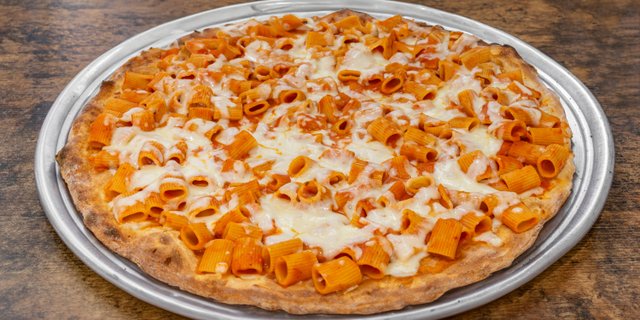 Spicy Rigatoni Pizza