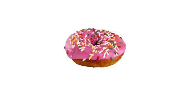 Pink Rainbow Donut