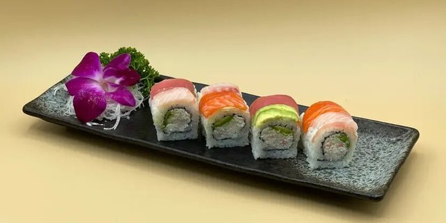 Rainbow Sushi Roll