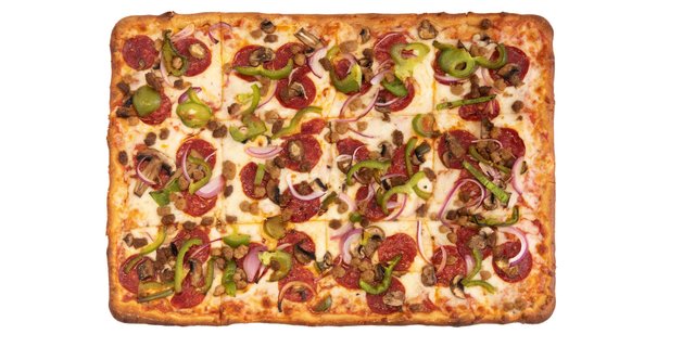 Deluxe Supreme Sicilian Pizza (Square)