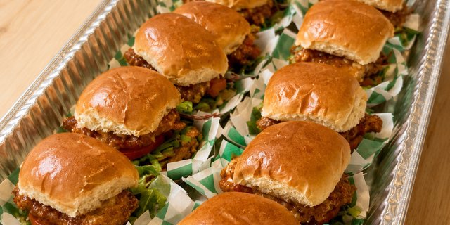 Chicken Schnitzel Sliders
